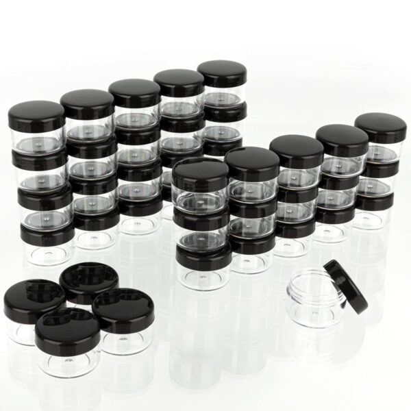 ZEJIA 5 Gram Sample Containers with Lids, 25PCS
