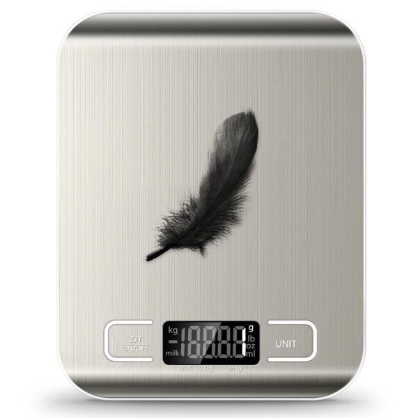 Food Scale, 11lb Kitchen Scale with 6 Units Tare Function & LCD Display