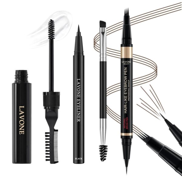 Microblading Eyebrow Pen Kit - Waterproof Brow Makeup Set