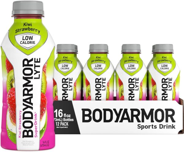 BODYARMOR LYTE Sports Drink Perfect For Athletes, 16 Fl Oz (Pack of 12)