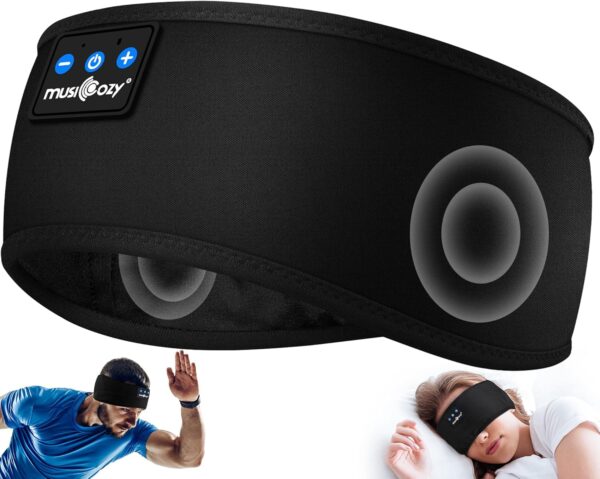 MUSICOZY Sleep Headphones Bluetooth 5.4 Headband