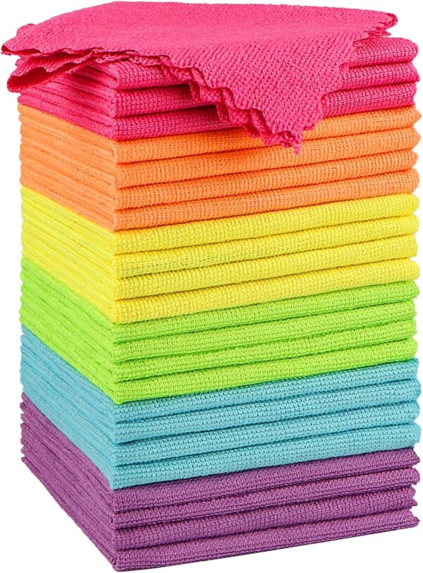 Orighty Cleaning Cloths 12x12 inch, Pack of 24
