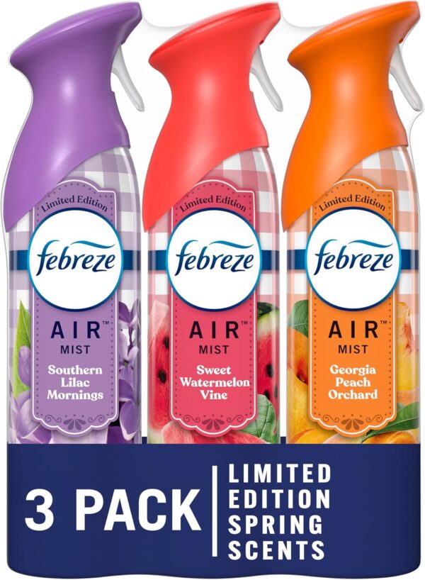 Febreze Air Mist Air Freshener Spray, Odor-Fighting Room Spray for Home
